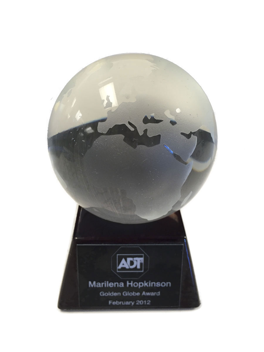 Golden Globe Award to Marilena Hopkinson